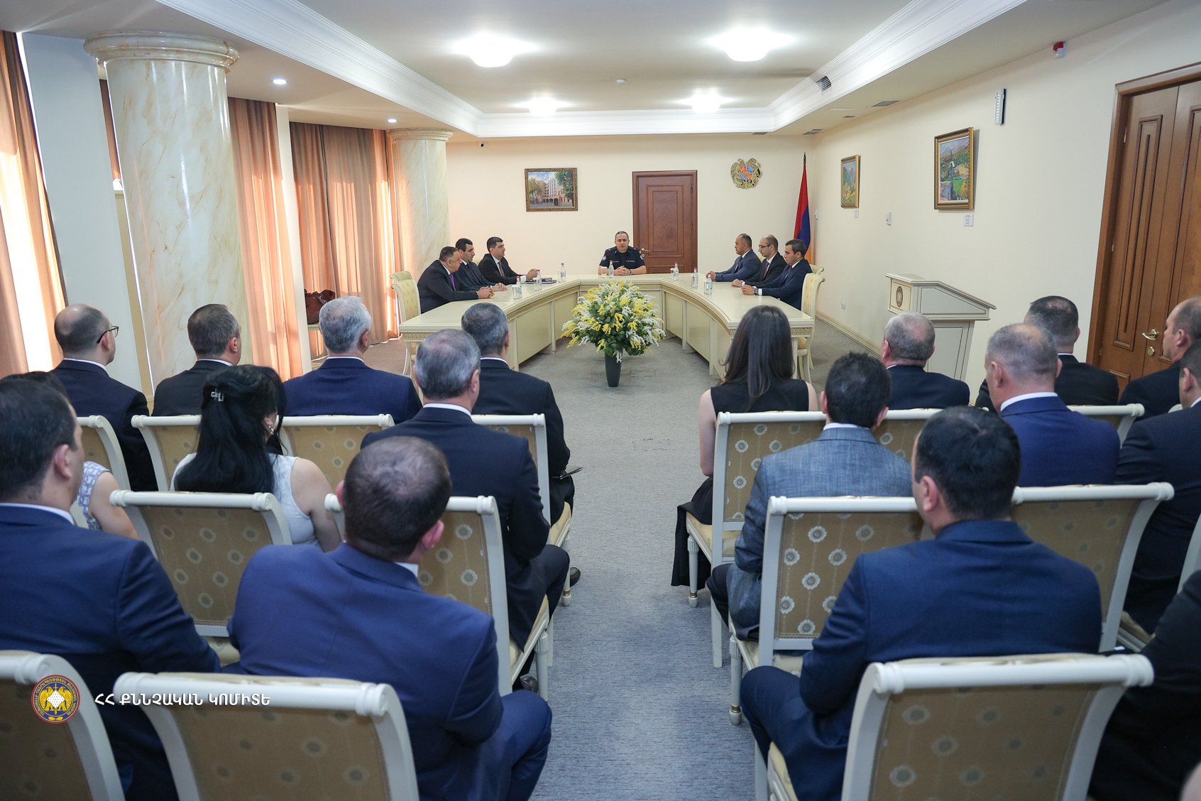 Քննչական կոմիտեի նախագահ Արթուր Պողոսյանը ներկայացրել է գլխավոր վարչության նորանշանակ պետին